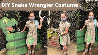 How To Make A Snake Wrangler Costume + Sewing Tips for Cosplay Fabrics -  YouTube