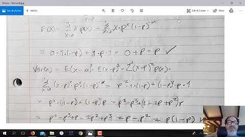 Bernoulli distribution PMF