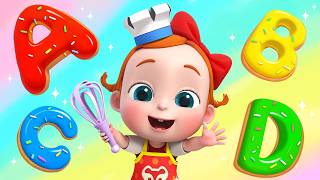 live abcd song baking cookies version abc alphabet kids
