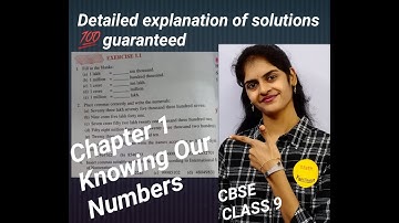 Class 6 Chapter 1 Knowing Our Numbers Exercise 1.1- solutions| CBSE