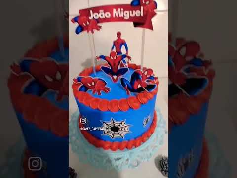 bolo homem aranha 🙏🙏❤️ #bolohospiderman