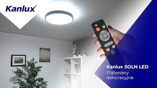 Plafoniera Z Regulacją Barwy Światła Poznaj Kanlux Soln Led Cct Dim