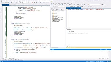 2.) C# ADO.NET Select,Insert in Console Application