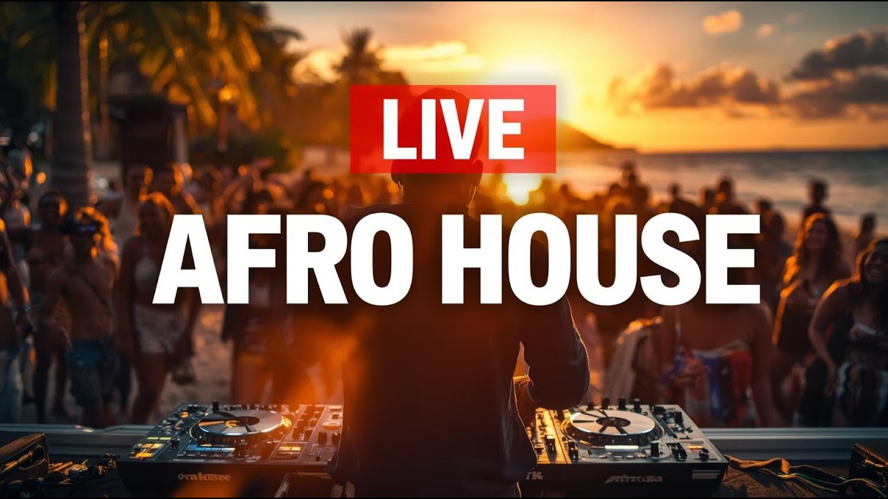 Afro House DJ Dance 🔥 Sunset Vibes - Live