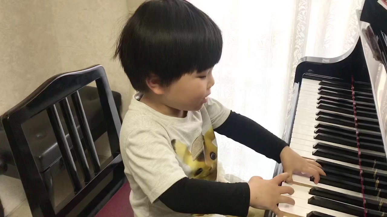 T君（年少）『はげしくあめがふってるよ』（ぴあのどりーむ2巻） Youtube 