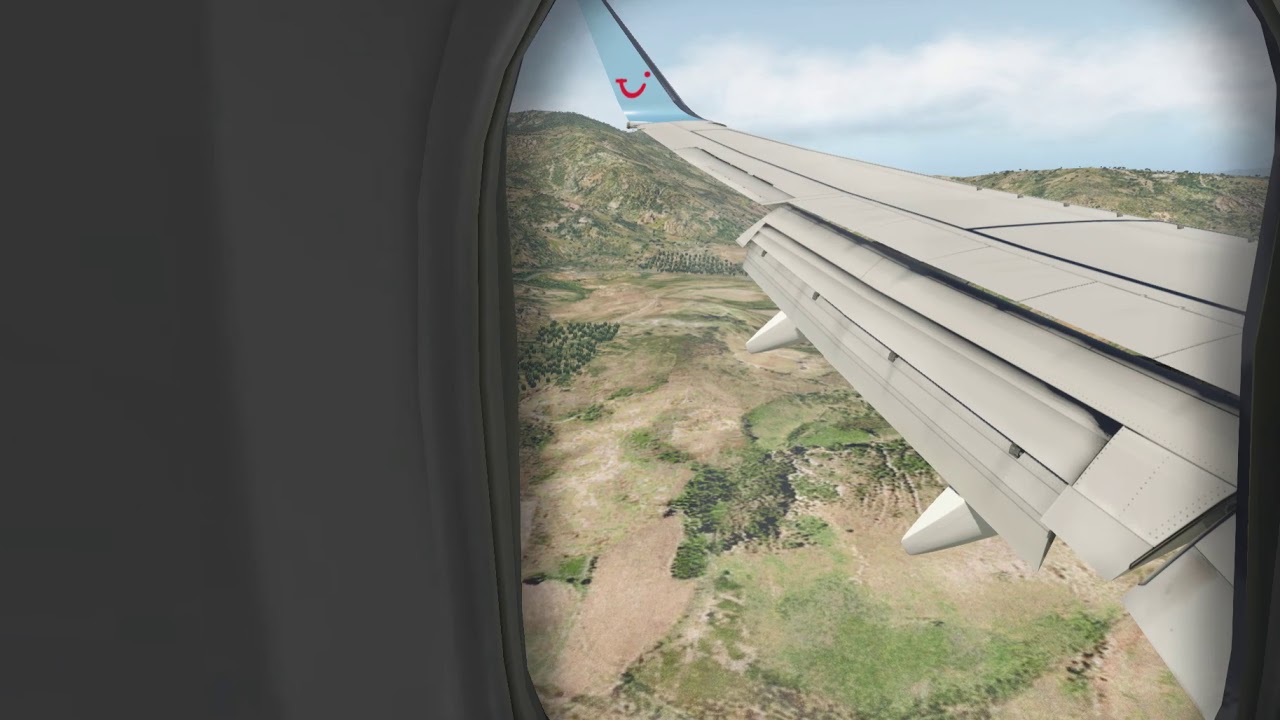 X Plane 11 - Samos Approach - Passenger View - YouTube