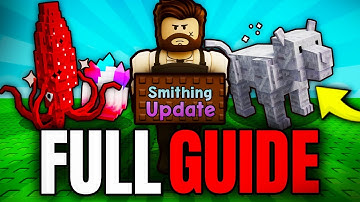 FULL GUIDE To The SMITHING UPDATE In GROW A GARDEN Roblox!