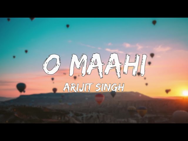 O Maahi (LYRICS) - Dunki | Shah Rukh Khan | Taapsee Pannu | Pritam | Arijit Singh | Irshad Kamil class=