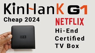 KinHank G1 Amlogic S905X4 J ТВ-приставка Dolby Vision, сертифицированная Google