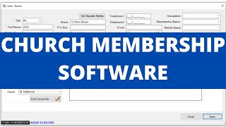 Church Membership 1.0: Church Membership Software screenshot 5