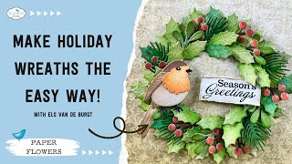 How to Make Holiday Wreaths the Easy Way!