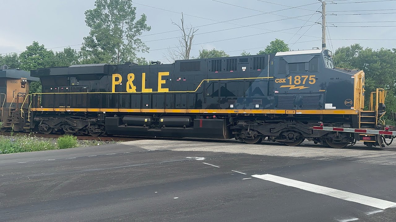 P&LE! CSX 3096 West Lawrence,IN 8/1/24