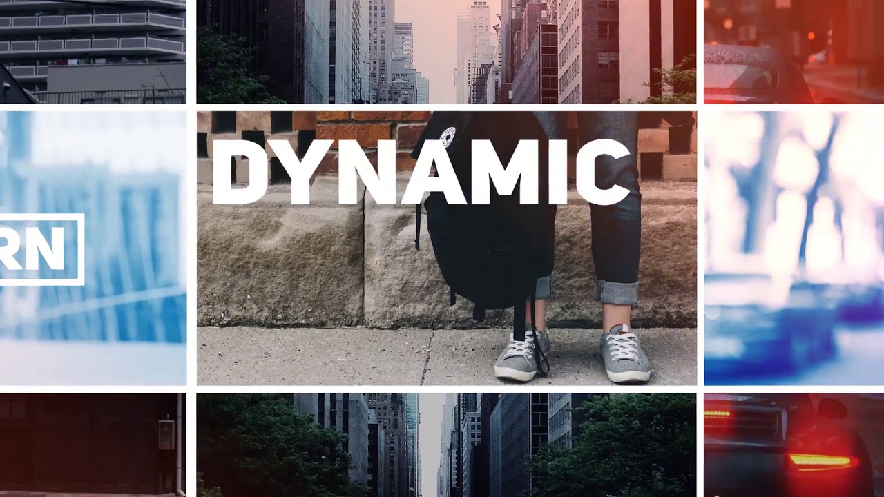 Dynamic Perspective Rhythmic Slideshow | After Effects template