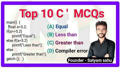 Top 10 C language MCQs video Solution | Output program in c| O level m3r4 January 2021 Exam |#OLevel