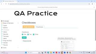 Handle Multiple Checkboxes in Selenium Java | isSelected() Method Explained | #selenium  #java