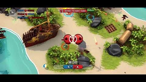 Storm Wolf, healer Vs Fireboy & 2 bouncers #pico tanks