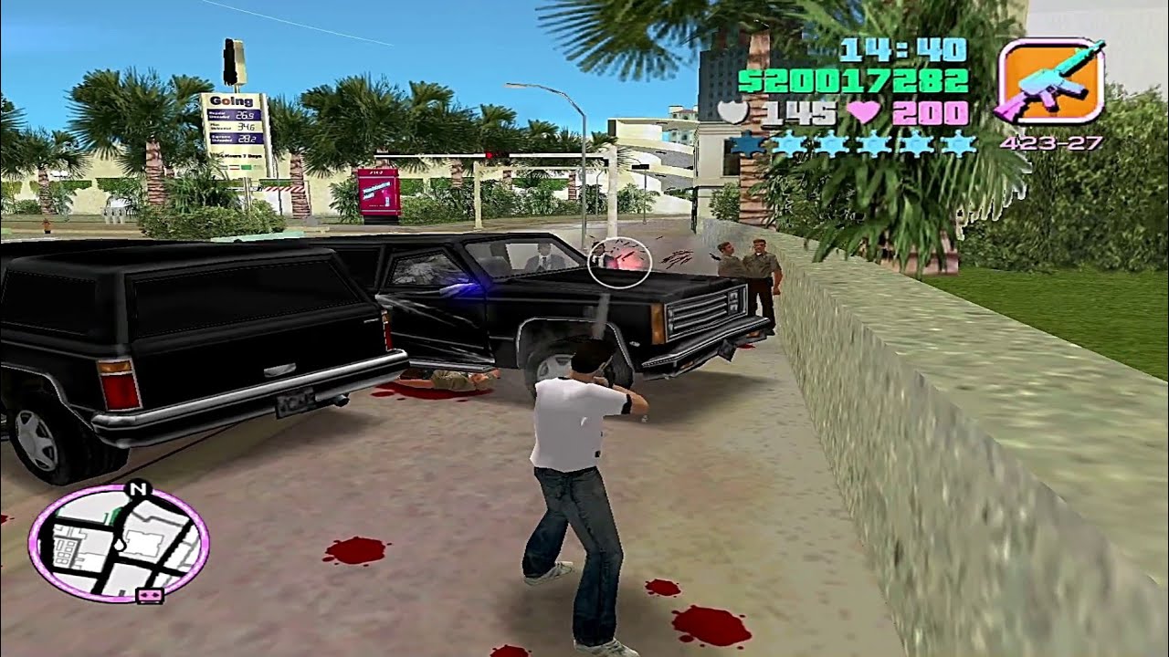 GTA VICE CITY 6 Six Star Army Police Escape