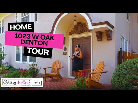 1023 W Oak St, Denton, TX home video tour