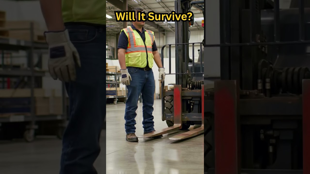 Will Foot Survive? Steel Toe vs. Forklift!