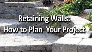 How to Plan a Retaining Wall Project
