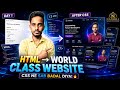 HTML → WORLD CLASS WEBSITE 🔥 | CSS Ne Sab Badal Diya! | Complete Web Development Class