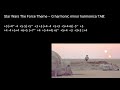 practice:  Star Wars The Force Theme – Lee Oskar G harmonic minor harmonica TAB