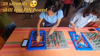 PIN Boad | korean skill test | 28 seconds 😯😯😯