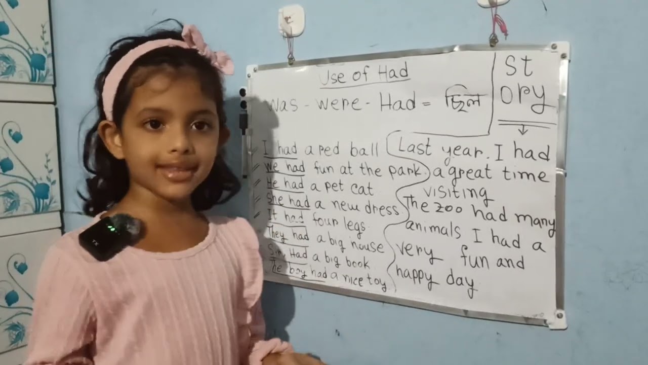 Use Of Had || English for kids || English Grammar ||    Mawa's world 