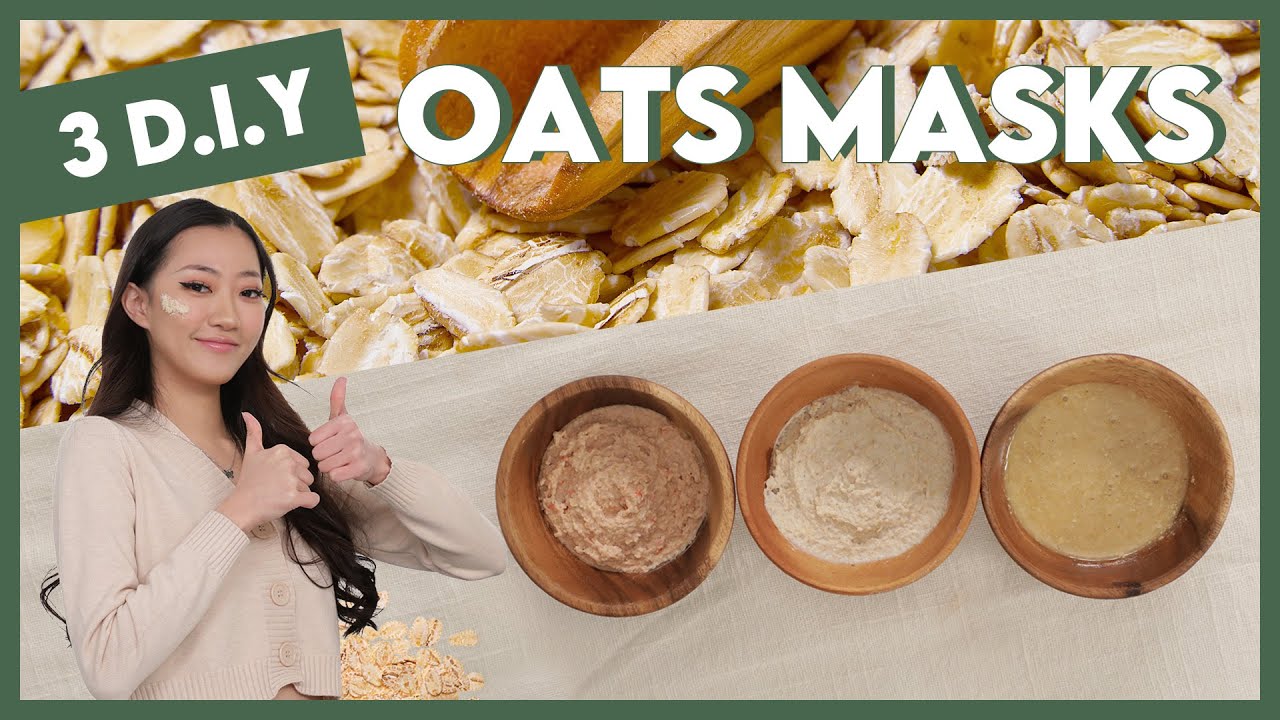 3 DIY Oatmeal Masks for clear and glowy skin Beauty Farm YouTube