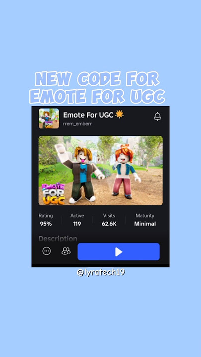 Feb 10 2025 Emote for ugc code 50k stars #roblox #freecode #freeugc