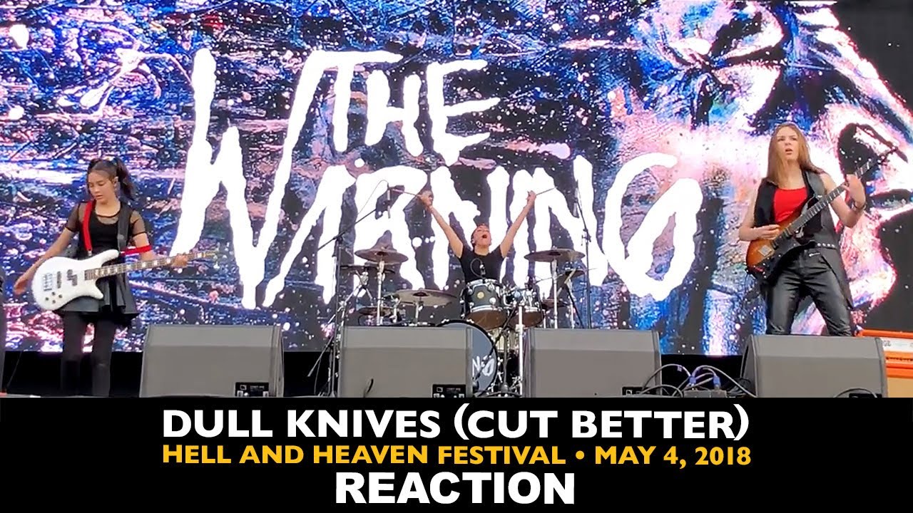 Musicians REACT to The Warning: Dull Knives Cut Better (Hell and Heaven Festival 2018)