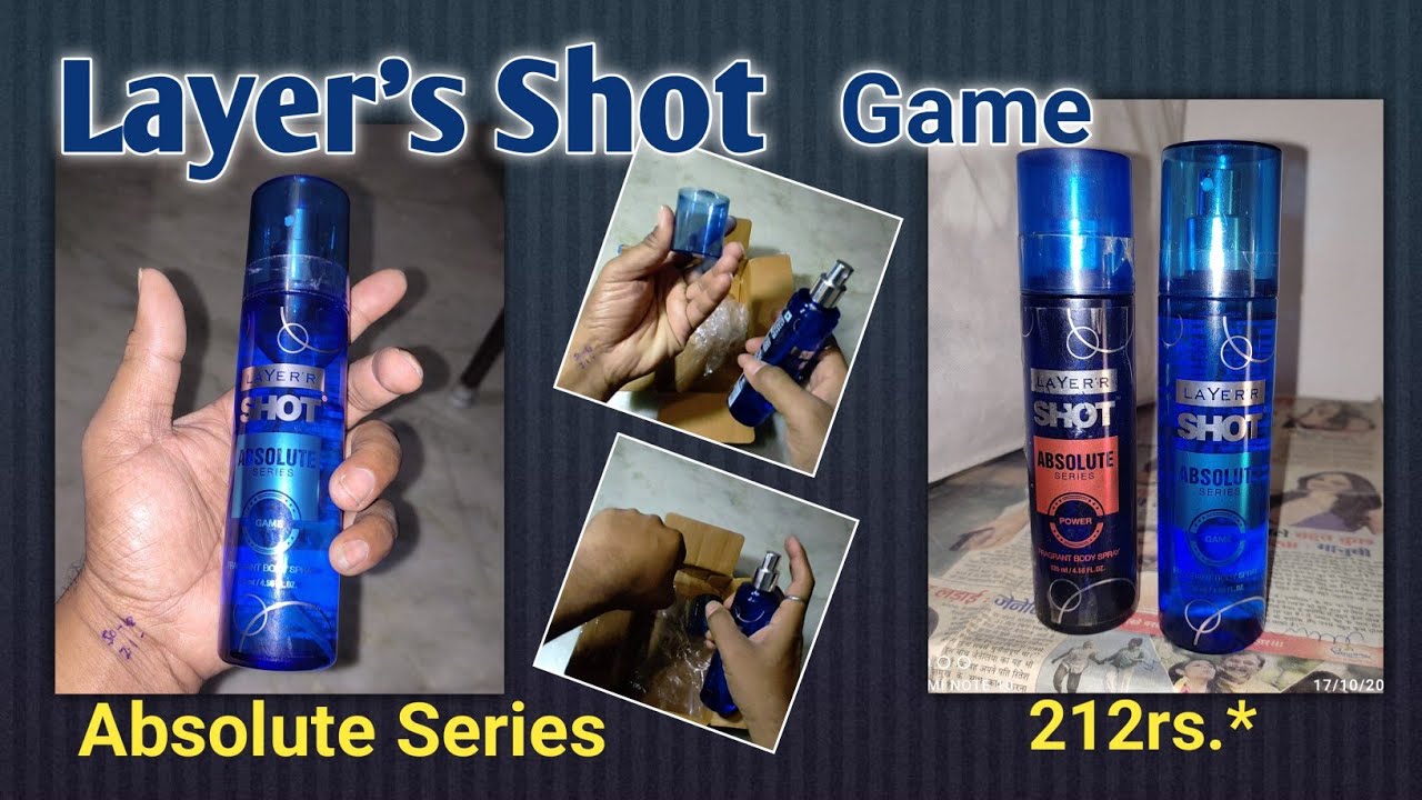 Layer Shot | Absolute Series Game | लेयर शॉट | body spray | ✨ 