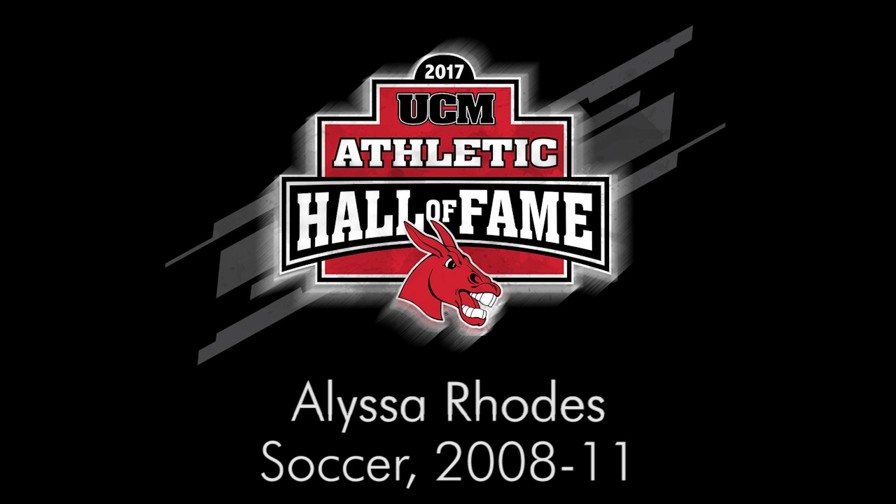 UCM Athletic Hall of Fame Class of 2017: Alyssa Rhodes, Soccer, 2008-11