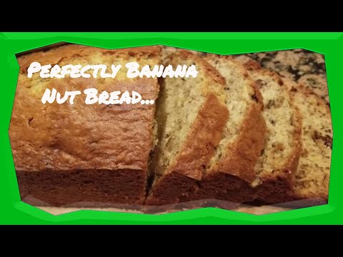 Perfectly moist BANANA BREAD. 