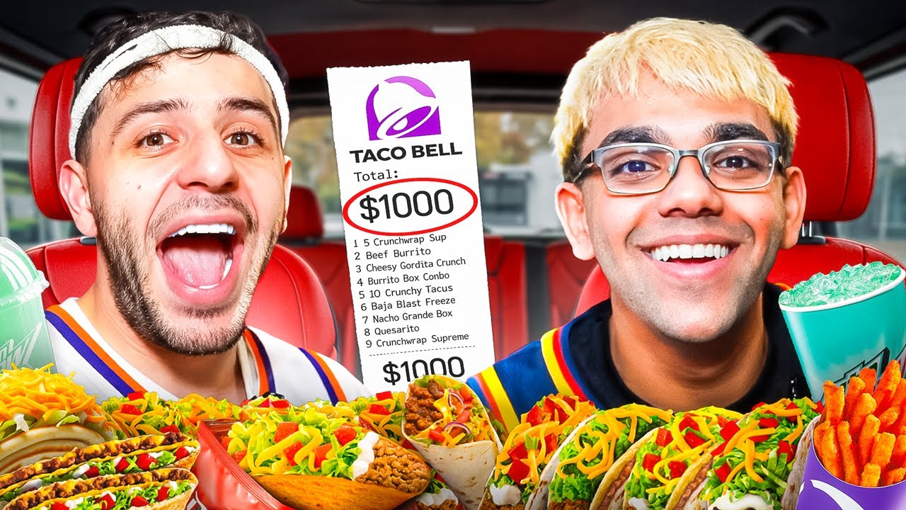 We Let The Person Ahead of Us Pick Our Taco Bell Order!