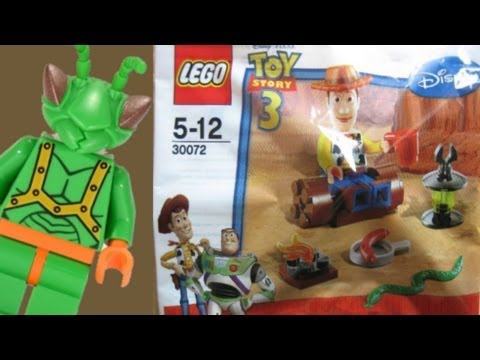 YouTube thumbnail: LEGO Toy Story Woody's Camp Out Polybag Review 30072