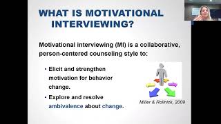 Motivational Interviewing for People Who Use Drugs