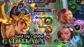 BUILD GATOTKACA TERBARBAR DI SEASON 32 | GAMEPLAY GATOTKACA - MLBB