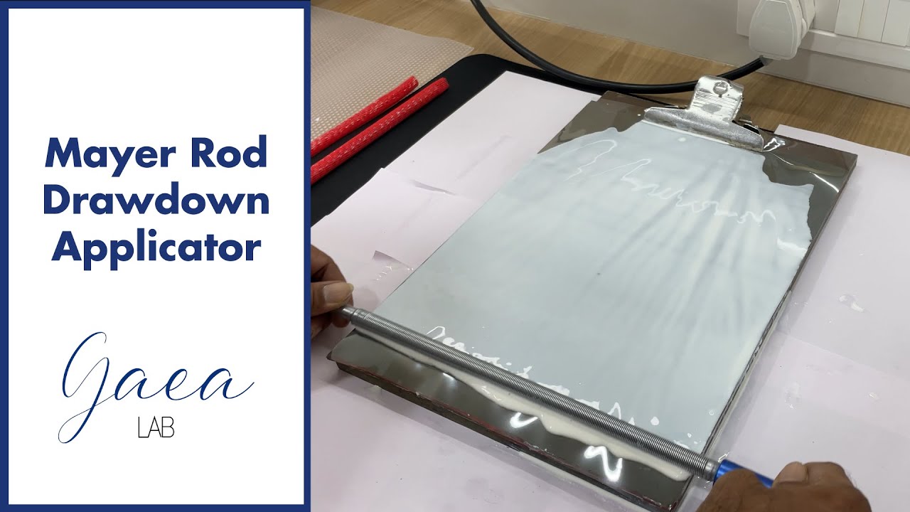 Brite Coatings Mayer Rod Drawdown Applicator YouTube