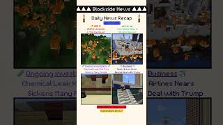 News explained in Minecraft #minecraft #usa #news #iran #airplane #chemical #wildfire #war #trump