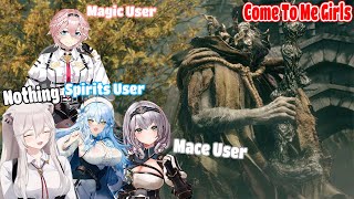 All Hololive Members Reactions And Playstyle Vs Margit The Fell Omen Elden Ring Hololive【ENG SUB】