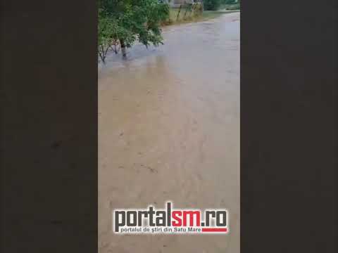 Inundații în județul Satu Mare