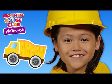 Building With Toys Construction Trucks Mother Goose Club Playhouse Kids Video