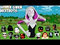 SURVIVAL GIANT SPIDER GWEN JEFF THE KILLER and SCARY NEXTBOTS in Minecraft - Gameplay - Coffin Meme