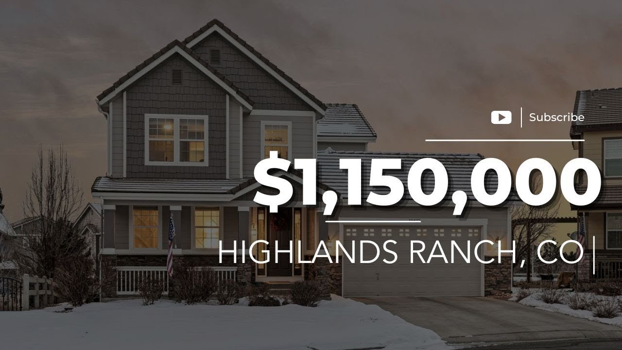 Magnificent Home with Incredible Mountain Views! 10427 Startrail Court, Highlands Ranch, Colorado