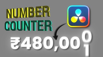 Animate Counters in DaVinci Resolve 18