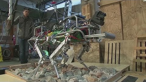 Robots que facilitan las operaciones de rescate