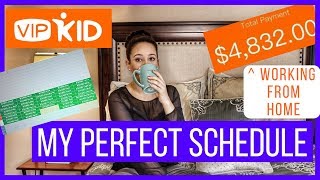 MY PERFECT VIPKID SCHEDULE (the hours I want to teach each week) screenshot 5