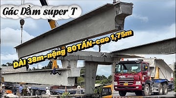 TOÀN CẢNH GÁC DẦM CẦU SUPER T CẦU VƯỢT TUYẾN TRÁNH LONG XUYÊN VƯỢT QUA CAO TỐC LỘ TẺ RẠCH SỎI 