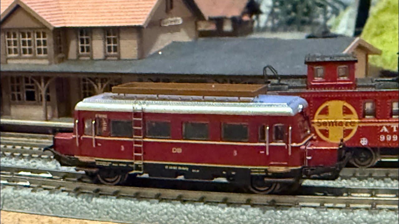 Marklin 88820 VT 88.9 Railbus “Pig Snout” Insider Model Test Run